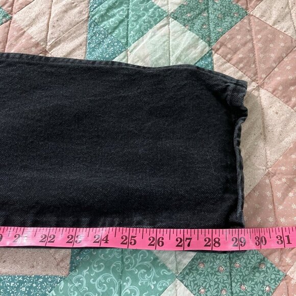 Vintage Rustler Jeans Mens 34x30 Black Straight Leg Classic Dad Denim 90s - Picture 8 of 9